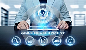 Agile Software Development Business Internet Techology Concept