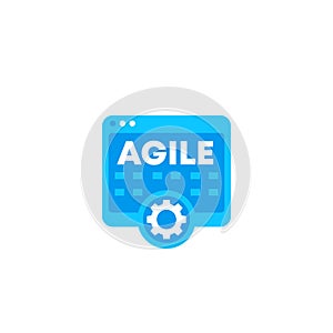 Agile software development icon