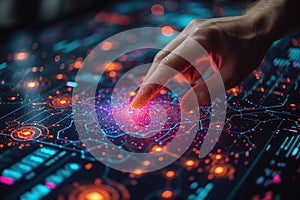 Agile software development or project management using kanban or scrum methodology boards. Generative AI