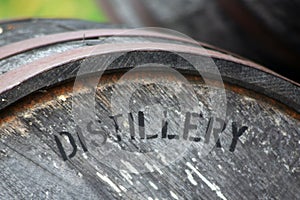 Aging barrel for whiskey or bourbon