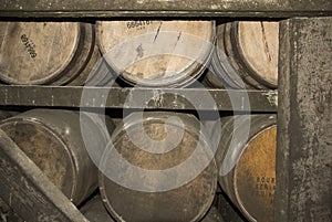 Aging Bourbon Barrels