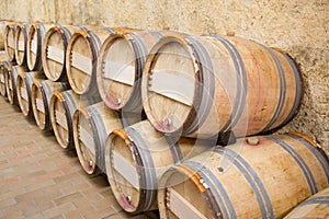 aging cellar storage barrel old wine