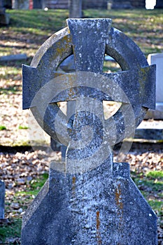 Aging Celtic cross