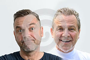 Before And After Aging Comparison photo