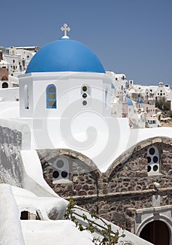 Agio Mina church in Exo Gonia, Santorini