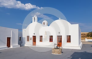 Agioi Anargiroi church, Milos island, Cyclades, Greece