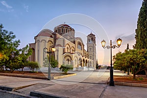 Agios Dimitrios church in Paralimni, Cyprus photo