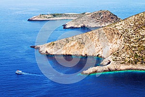 Agios Ioanis islet near Porto Vromi, Zakynthos island