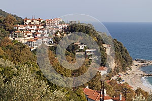 Agios Ioannis village at Pelion, Greece