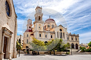 Agios Minas Saint Minas Cathedral, Heraklion, Crete island, Greece