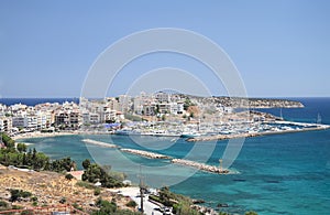 Agios Nikolaos is the capital of the noma of Lassithi in Crete photo