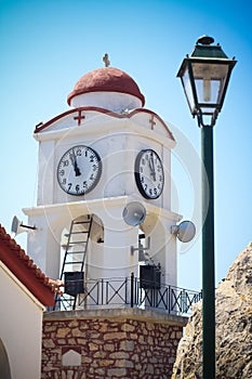 Agios Nikolaos Church and Clock Tower, Skiathos, Greece