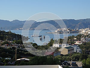 Agios Nikolaos and Mirabello Bay, Crete, Greece