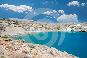 Agios Pavlos Beach in Crete island, Greece.