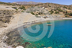 Agios Pavlos beach in Crete island, Greece