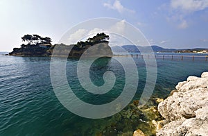 Agios Sostis isle at Zakynthos in Greece