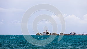 Agios Spyridon church in Greece island Elafonissos