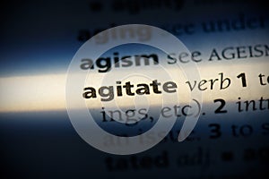 Agitate