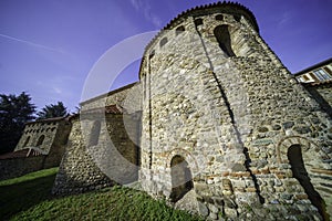 Agliate, Brianza: medieval church of SS. Pietro e Paolo