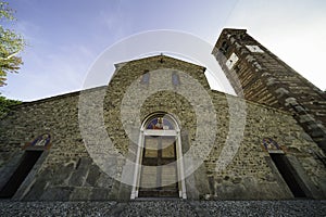 Agliate, Brianza: medieval church of SS. Pietro e Paolo