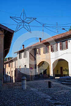 Agliate, old village in Brianza, Italy photo