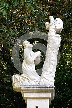 Agony in the Garden of Gethsemane, Mary`s Way in Klenovnik, Croatia