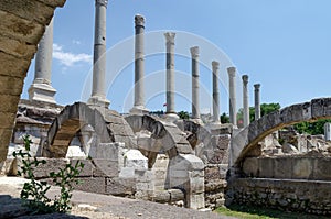 Agora of The ancient city of Smyrna in Izmir