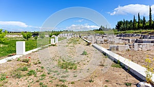 The Agora of ancient Pella, Macedonia, Greece