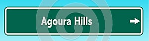 Agoura Hills Road Sign