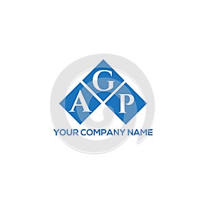 AGP letter logo design on WHITE background. AGP creative initials letter logo concept. AGP letter design