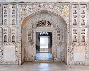 Agra Fort in Agra, Uttar Pradesh, India.