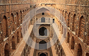 Agrasen ki Baoli Step Well, Ancient Construction, New Delhi, I photo