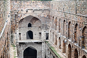 Agrasen Ki Baoli (Step Well) situated in the middle of Connaught placed New Delhi India