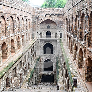 Agrasen Ki Baoli (Step Well) situated in the middle of Connaught placed New Delhi India
