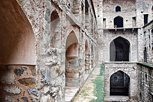 Agrasen Ki Baoli (Step Well) situated in the middle of Connaught placed New Delhi India