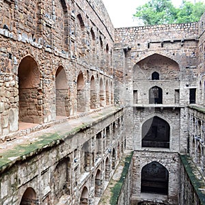 Agrasen Ki Baoli (Step Well) situated in the middle of Connaught placed New Delhi India