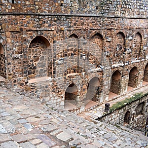 Agrasen Ki Baoli (Step Well) situated in the middle of Connaught placed New Delhi India