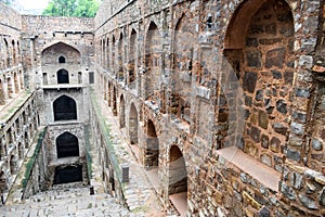 Agrasen Ki Baoli (Step Well) situated in the middle of Connaught placed New Delhi India