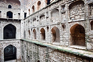 Agrasen Ki Baoli (Step Well) situated in the middle of Connaught placed New Delhi India