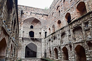 Agrasen Ki Baoli (Step Well) situated in the middle of Connaught placed New Delhi India