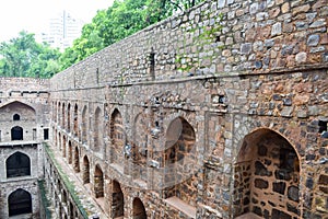 Agrasen Ki Baoli (Step Well) situated in the middle of Connaught placed New Delhi India