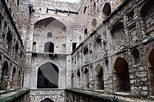 Agrasen Ki Baoli (Step Well) situated in the middle of Connaught placed New Delhi India