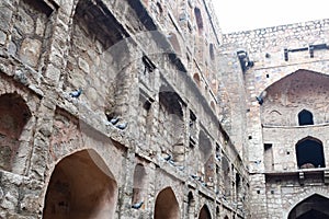 Agrasen Ki Baoli (Step Well) situated in the middle of Connaught placed New Delhi India