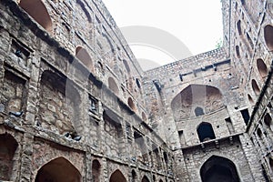 Agrasen Ki Baoli (Step Well) situated in the middle of Connaught placed New Delhi India