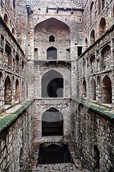 Agrasen Ki Baoli (Step Well) situated in the middle of Connaught placed New Delhi India