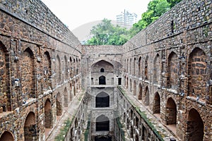 Agrasen Ki Baoli (Step Well) situated in the middle of Connaught placed New Delhi India