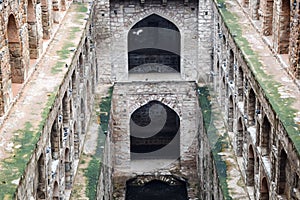 Agrasen Ki Baoli (Step Well) situated in the middle of Connaught placed New Delhi India