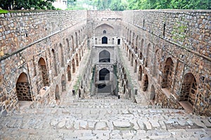 Agrasen Ki Baoli (Step Well) situated in the middle of Connaught placed New Delhi India