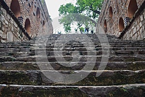 Agrasen Ki Baoli & x28;Step Well& x29; situated in the middle of Connaught placed New Delhi India