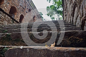 Agrasen Ki Baoli (Step Well) situated in the middle of Connaught placed New Delhi India